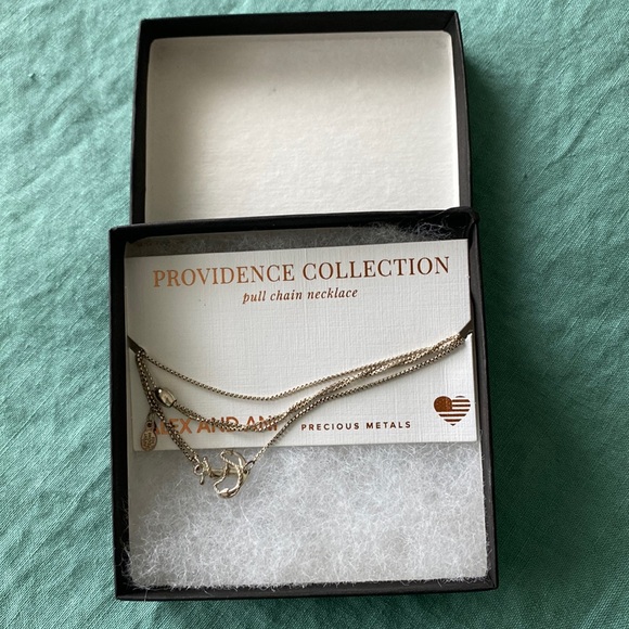 Alex and Ani pull chain necklace - Picture 1 of 3